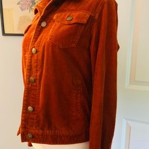 Universal thread orange corduroy jacket